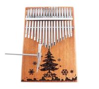 ALFAAL Kalimba 17 Key 17Key Kalimba Sound Hole Single Board Mahogany Thumb Piano Keyboard Instrument With Complete Accessories(B)