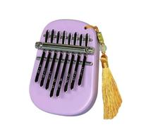 ALFAAL Kalimba 17 Key 8 Key Kalimba Music Instrument Portable Mini Thumb Piano Wooden Musical Instrument Small Wearable Mini Piano(D)
