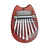 ALFAAL Kalimba 17 Key 8 Key Kalimba Portable Wooden Thumb Piano Finger Harp Piano With Hanging Rope Playing Musical Instrument(B)