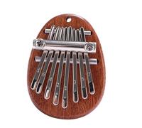 ALFAAL Kalimba 17 Key 8-Key Mini Kalimba Wooden Thumb Piano With Hanging Strap Finger Thumb Piano Piano Music Lover(B)