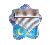 ALFAAL Kalimba 17 Key Beautiful Kalimba 17 21 Key Kalimbas Transparent Professional Percussion Musical Instrument Mini Piano Funny Gift(A21)