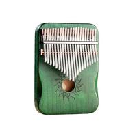ALFAAL Kalimba 17 Key Kalimba 21 Keys Musical Instrument Full Wood Maple Kalimba 17 Keys With Sound Hole For Beginner(E21)