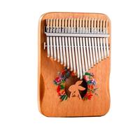 ALFAAL Kalimba 17 Key Professional Finger Piano Full Solid Wood Veneer Maple Kaliba 17 21 Key Thumb Piano Instrument(A21)