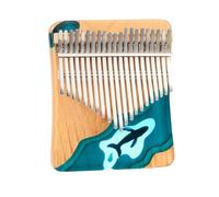 ALFAAL Kalimba 17 Key Thumb Piano 17 21 Key Kalimba Beech Resin Wooden Musical Instrument Solid Wood Xylophone(B21)