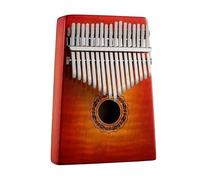 ALFAAL Kalimba 17 Key Thumb Piano 17keys Notes Maple Solid Panel Type Kalimba Musical Instrument(B)