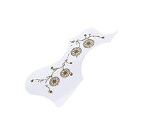 ALFAAL Left And Right Hand Acoustic Guitar Protection Pickguard Anti-scratch Plate Acoustic Guitar Pickguards (Color : 1L White)