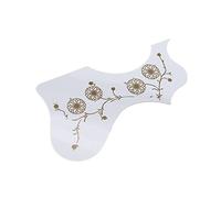 ALFAAL Left And Right Hand Acoustic Guitar Protection Pickguard Anti-scratch Plate Acoustic Guitar Pickguards (Color : 1R White)