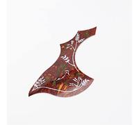 ALFAAL Left And Right Handed 40" 41" Acoustic Guitar Pickguard Anti-scratch Plate For Guitars Acoustic Guitar Pickguards (Color : 1 Left)