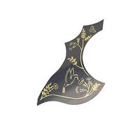 ALFAAL Left And Right Handed 40" 41" Acoustic Guitar Pickguard Anti-scratch Plate For Guitars Acoustic Guitar Pickguards (Color : 1 Left Bk)