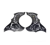 ALFAAL Left And Right Handed 40" 41" Professional Acoustic Guitar Pickguard Anti-scratch Plate 4 Color Acoustic Guitar Pickguards (Color : 1L1R Bk)