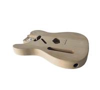 ALFAAL Left Hand TL Guitar Unfinished Tele Guitar Body In Natural Solid Wood DIY Guitar Parts With Damages Replace Accessories