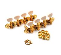 ALFAAL Mandolin Tuning Keys Machine Heads Tuners Tuning Keys Pegs For Mandolin Instrument Gold/Nickel Plated (Color : Gold 1R1L)