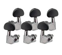 ALFAAL Metal Guitar Tuning Pegs Tuners Machine Head Parts Great For Steel String Guitars Acoustic 3 Left 3 Right