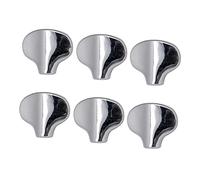 ALFAAL Metal Guitar Tuning Pegs Tuners Machine Head Replacement Knobs Handle Pack Of 6 (Color : Silver)