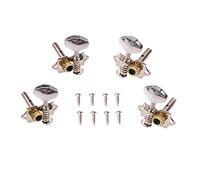 ALFAAL Metal Ukulele Tuning Pegs Tuners 2L2R Machine Heads For Ukulele Guitar Parts Accessories 40x37x35mm