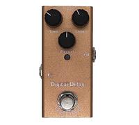 ALFAAL Mini Electric Guitar Digital Delay Pedal Time/Level/Repeat Knob Effect Pedal True Bypass Delay Effect Pedal Guitar Effects Pedal