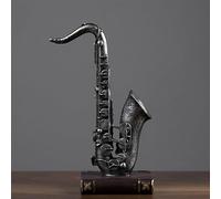 ALFAAL Mini musical instrument models Creative Retro Ornaments Home Decorations Model Simulation Saxophone Ornaments