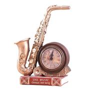 ALFAAL Mini musical instrument models Creative Style Ornaments Saxophone Model Ornaments Living Room Office Decorations Crafts(Gold)