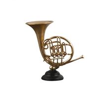 ALFAAL Mini musical instrument models Instrument Golden VIOLIN Saxophone Musical Artwork Decorative Figurines Home Decoration Accessories Ornaments(C)