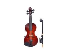 ALFAAL Mini musical instrument models Mini Violin Model Ornaments Decoration Making Gift Small Musical Instrument(A10)