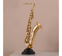 ALFAAL Mini musical instrument models Retro Musical Instrument Model Ornaments Saxophone Desktop Ornaments Home Decoration Ornaments