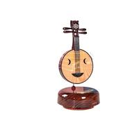 ALFAAL Mini musical instrument models Saxophone Ornaments Trumpet Yueqin Harp Music Box Creative Musical Instrument Model Ornaments(G)