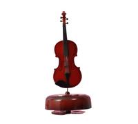 ALFAAL Mini musical instrument models Saxophone Ornaments Trumpet Yueqin Harp Music Box Creative Musical Instrument Model Ornaments(D)