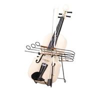 ALFAAL Mini musical instrument models Violin Model Ornaments Iron Art Creative Window Display Props Decorations Musical Instrument Ornaments(A)