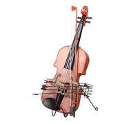 ALFAAL Mini musical instrument models Violin Model Ornaments Iron Art Creative Window Display Props Decorations Musical Instrument Ornaments(B)