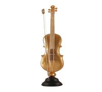 ALFAAL Mini musical instrument models Violin Ornaments Home Porch Living Room TV Cabinet Creative Musical Instrument Music Golden Model