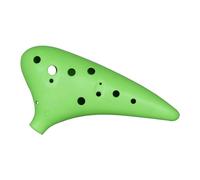 ALFAAL Mini Ocarina 12 Hole Ocarina 4 Colors ABS Plastic Ocarina Instrument with Hand Bag Accessories(Color:4)