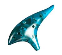 ALFAAL Mini Ocarina 12 Hole Professional Ocarina Stable Alto C Ocarina with Protective Bag Instrument(Color:1)