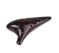 ALFAAL Mini Ocarina Alto C Ceramic Ocarina Instrument Neck String Neck Strap Carrying Case(Color:2)