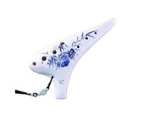 ALFAAL Mini Ocarina Beginner's Ocarina 12-hole professional instrument smoked ocarina school teaching crafts(3)