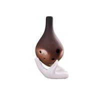 ALFAAL Mini Ocarina Burning ocarina 6-hole alto ac key long mouth elegant ocarina with accurate tone training piano store teaching model