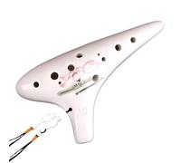 ALFAAL Mini Ocarina Classic ocarina 12-hole alto C key for beginners to play ac professional performance(2)