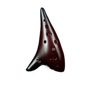 ALFAAL Mini Ocarina Good smoked sound quality with a slightly smoked smell 12-hole alto for beginners.