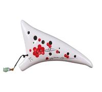 ALFAAL Mini Ocarina Hand-painted twelve-hole ocarina alto C key AC ocarina 12-hole ethnic musical instrument(2)