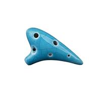 ALFAAL Mini Ocarina Necklace ocarina 6-hole SSF flute mini pendant small ocarina super high key F(2)