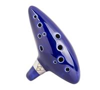 ALFAAL Mini Ocarina Ocarina 12 tone alto C ceramic ocarina instrument blue