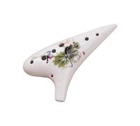 ALFAAL Mini Ocarina Ocarina instrument 12-hole AC professional playing adult alto C key smoked ocarina(1)