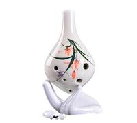 ALFAAL Mini Ocarina Professional quality 6-hole ocarina recommended for beginners six-hole alto C key ocarina instrument(Color:Style7)