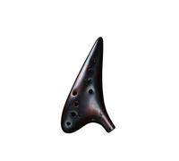 ALFAAL Mini Ocarina Retro smoked alto C professional 12-hole ocarina lacquer smoked
