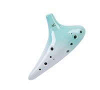 ALFAAL Mini Ocarina Stone blue ocarina instrument 12-hole professional ocarina instrument + ethereal and melodious sound