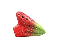 ALFAAL Mini Ocarina Triple Ocarina Alto C Ceramic Ocarina Professional Instruments Available Accessories Ocarina of Time(Color:12)