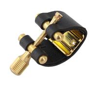 ALFAAL Mouthpiece Ligature Soprano Sax Mouthpiece Saxophone 1pc Accessories Fastener Clip For Soprano Sax