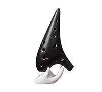 ALFAAL Musical Instrument Ocarina 12 Holes Alto C Key 12 Hole AC Key Ocarina Instrument (Color : Bk)
