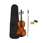 ALFAAL Pattern Matte Violin Ebony Fingerboard Antique Handmade Solid Wood Professional Grade Examination Playing Beginner Piano (Color : 1/2)