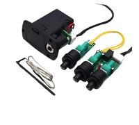 ALFAAL Piezo Pickups 2 Band 3 Band Acoustic Classical Guitar Equalizer EQ Preamp Concise Bass Tone Volume Adjustable Pickup(3 Band)