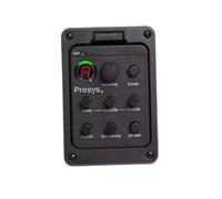 ALFAAL Piezo Pickups 201 Classic Acoustic Guitar EQ Tuner Piezo Pickup Acoustic Guitar Preamp 4-Band Equalizer Onboard Preamps